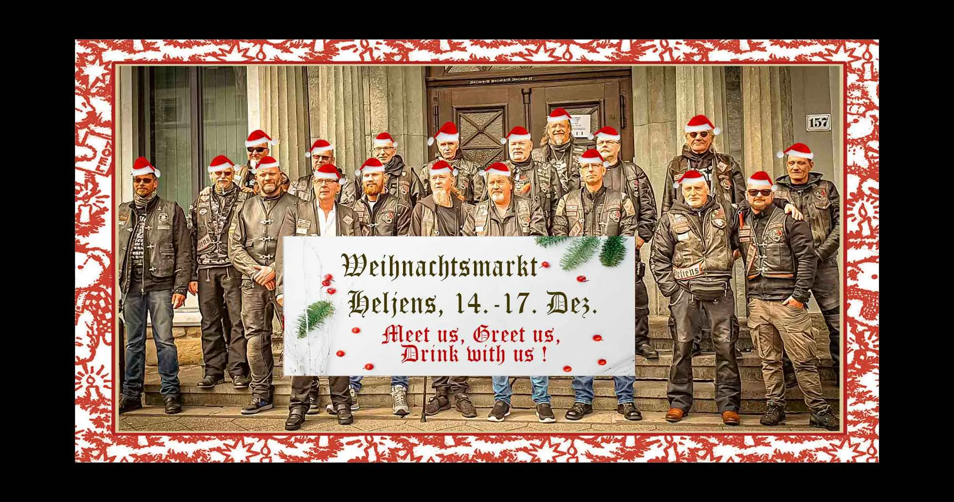 Flyer: Old Steel mit eigener Bude auf dem Weihnachtsmarkt Heiligenhaus