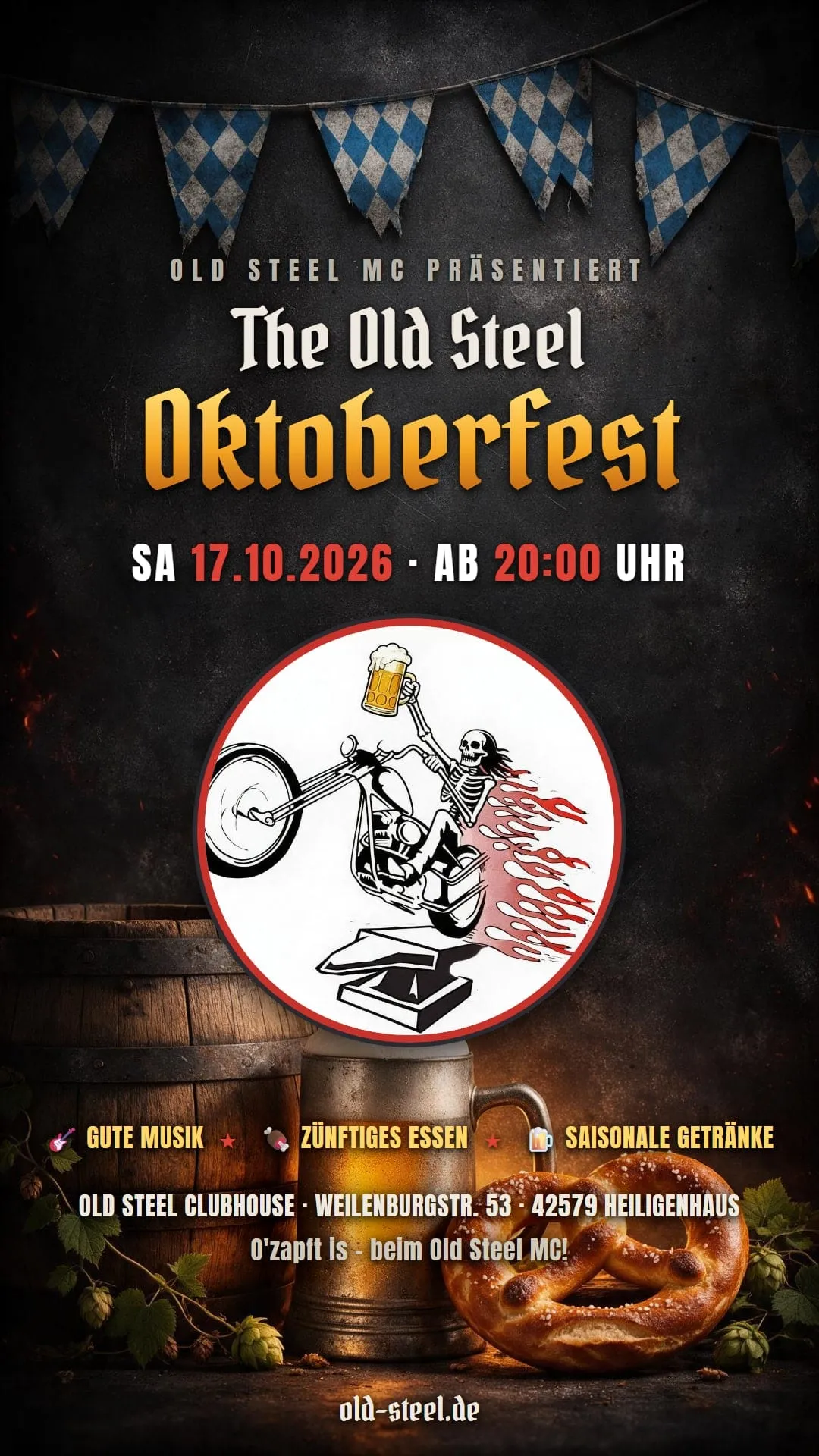 Flyer: The Old Steel Oktoberfest